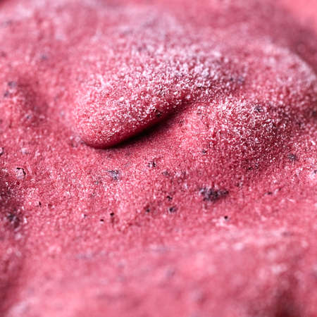 Macro photo of summer dessert ice cream fruit. Layout food for your ideas.の写真素材