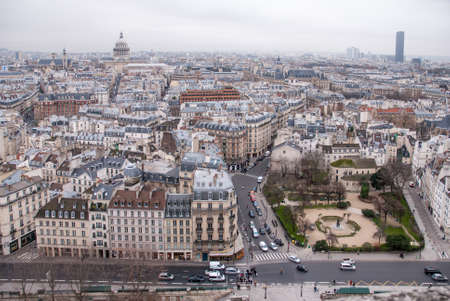 top view on Paris .の写真素材