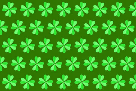 Horizontal holiday papercraft green pattern from leaves.の写真素材