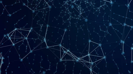 Global cryptocurrency blockchain business network background.の写真素材