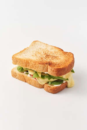 Tasty sandwich with grilled bread