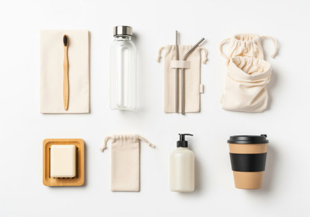 Eco-friendly reusable products flat layの素材