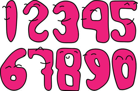 The Smile Number.のイラスト素材