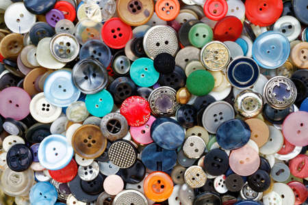 Beautiful old buttons.の写真素材