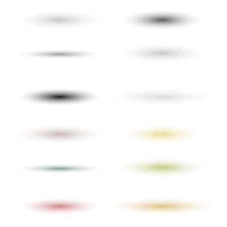 Oval shadow for tab dividers isolated on white vector set.のイラスト素材