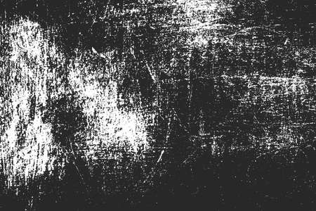 Grunge black and white urban vector texture template. Dark messy dust overlay distress background. Easy to create abstract dotted, scratchedのイラスト素材