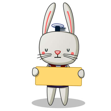 cute bunny vectorのイラスト素材