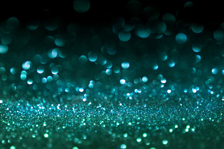Shiny glitter light abstract background. Selective focus.の写真素材
