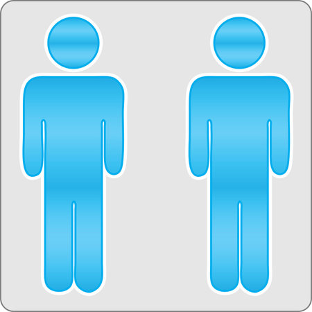 Men and menのイラスト素材