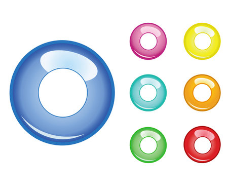 Orb hole, listのイラスト素材
