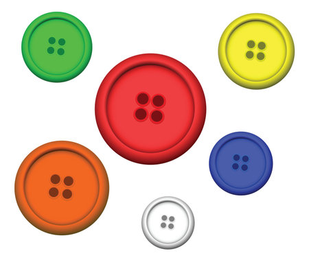 Buttonsのイラスト素材
