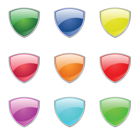 Color Shieldのイラスト素材