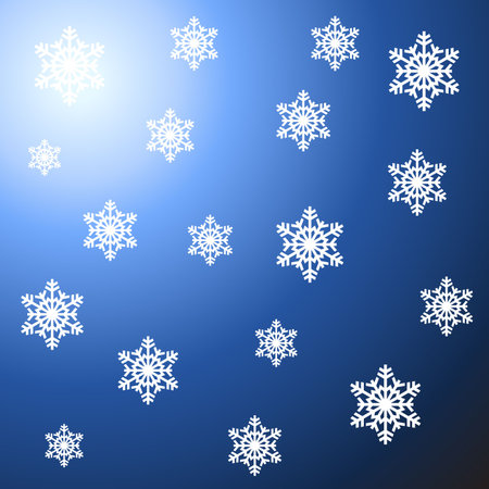 Snowflake Backgroundのイラスト素材