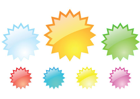 Badgeのイラスト素材