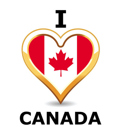 I love Canadaのイラスト素材