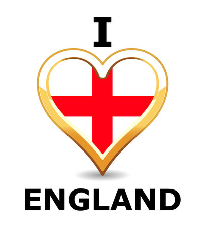 I love Englandのイラスト素材