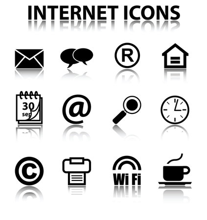 Internet Iconsのイラスト素材