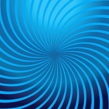 Twirl blue abstractのイラスト素材