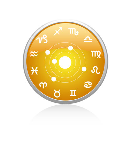 All zodiac orangeのイラスト素材