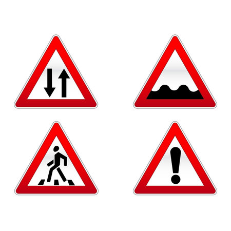 Signs trafficのイラスト素材