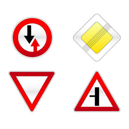 Signs trafficのイラスト素材
