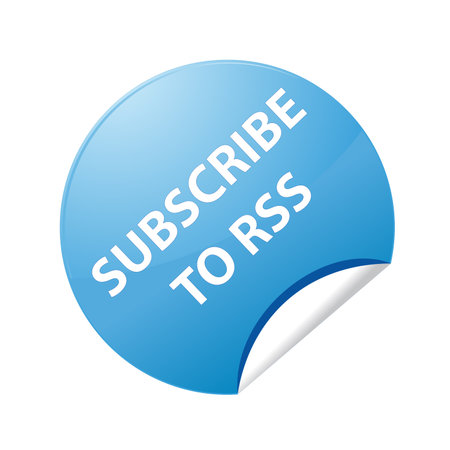 Stickers Subscribe to RSSのイラスト素材