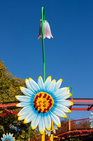 Flower lampの写真素材
