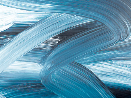 Blue brush texture, art, creative abstract hand painted background, acrylic painting on canvas....
