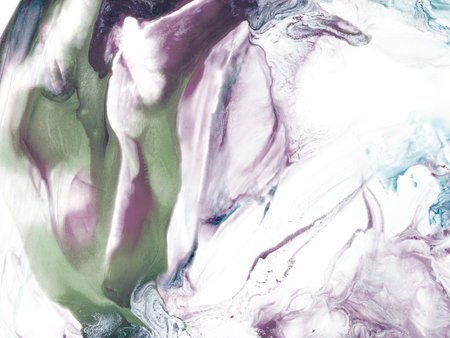Abstract fantasy painting, creative hand painted background, marble texture, abstract ocean, acrylic painting on canvas. Modern art.の写真素材