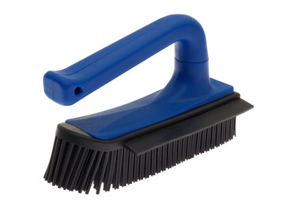 rubber brush isolated on the whiteの写真素材