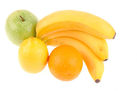 set of different fruitsの写真素材