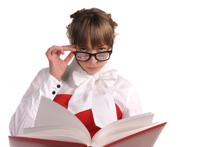 teacher with bracesの写真素材