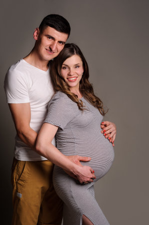Pregnant Coupleの写真素材