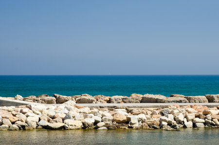 Spain weekend beach Europe sea sky landscapeのeditorial素材