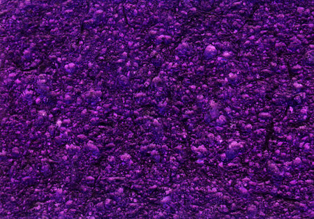 Dark lilac color artificial synthetic cushion polyurethane styrofoam scour swab wipe design for soft wet soak absorb water use or carwash scourer. Detail spongy closeup micro view and space for textの写真素材