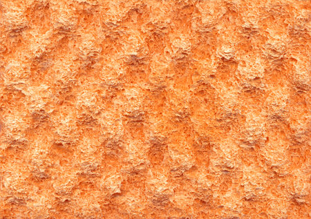 New light dry artificial synthetic cushion cell polyurethane swab wiper fond design for soft wet soak absorb water home use or carwash scourer. Detail spongy closeup view with space for textの写真素材