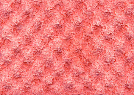 New light dry artificial synthetic cushion cell polyurethane styrofoam swab wiper fond design for soft wet soak absorb water home use or carwash scourer. Detail spongy closeup view with space for textの写真素材