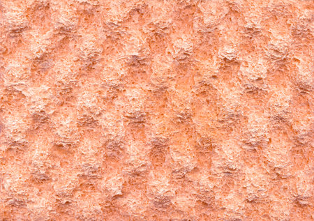 New light dry artificial synthetic cushion cell polyurethane styrofoam swab wiper fond design for soft wet soak absorb water home use or carwash scourer. Detail spongy closeup view with space for textの写真素材