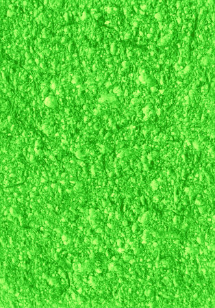 New light lime color artificial synthetic cushion polyurethane styrofoam swab wiper design for soft wet soak absorb water home use or carwash scourer. Detail spongy closeup view with space for textの写真素材