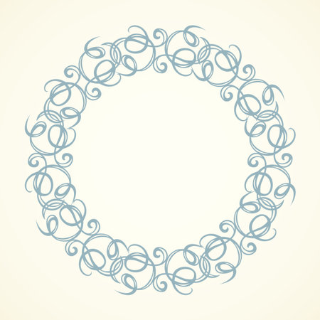 Old cute romantic book ribbon bow swirly tag swoosh element isolated on white paper card backdrop. Freehand black ink pen outline drawn curly corner sketchy in artistic rustic curlicue scrawl styleのイラスト素材
