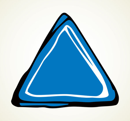 Closeup blue color roadside car route wait ahead logo element set. Outline black hand drawn business city rule error point button concept web design sketch. Doodle cartoon line style white text spaceのイラスト素材