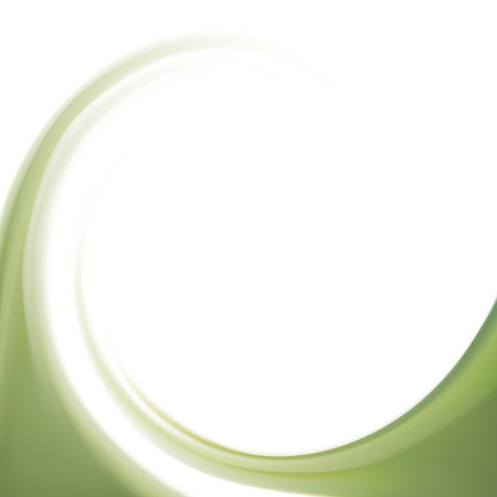 Soft mixed gel light apple avocado yellow curvy eddy tea ripple artistic fond. Fern pea swamp color creative water wavy volute fluid smooth sauce surface with space for text in glowing white centerのイラスト素材