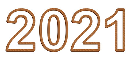 Ð¡ute old carpent kid toy bold numeral word mark form date antique decor concept. White abstract ancient child numer calendar merry xmas eve logo greet card delivery idea modern happy art style designのイラスト素材