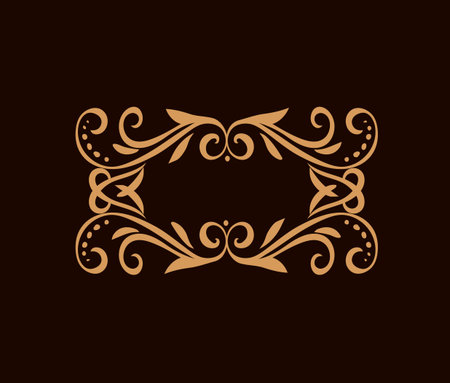 Old cute romantic book ribbon bow swirly tag swoosh element isolated on white paper card backdrop. Freehand black ink pen outline drawn curly corner sketchy in artistic rustic curlicue scrawl styleのイラスト素材