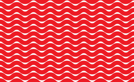 Tileable sinuous warp twisty form tracery light color with dark squiggly bent strokes. Billowy curvy zigzag wavelike template in winding styleのイラスト素材