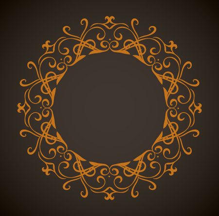 Old cute romantic book ribbon bow swirly tag swoosh element set isolated on dark black board backdrop. Freehand white gold outline drawn curly sketchy in artistic rustic curlicue scrawl styleのイラスト素材