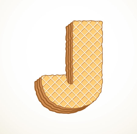 Bright beige color fun fresh roast checker crisp layer type mark group word. Light happy child bar surface table space backdrop. Logo pictogram collection decor card funny kid joy art design style Jのイラスト素材