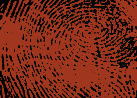 Closeup simple swirl dirty theft secret printout fingermark imitation. Outline dark paint drawn logo pictogram design. Close up detail view light paper text space retro contour art cutout sketch styleのイラスト素材