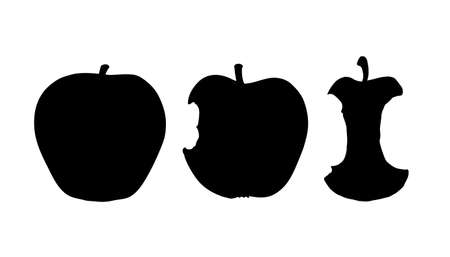 Bright hand drawn raw fresh botanic emblem pictogram design retro art doodle line print style. Closeup view bio eco sweet health vegan autumn season plant seed trash flora growth text space backdropのイラスト素材