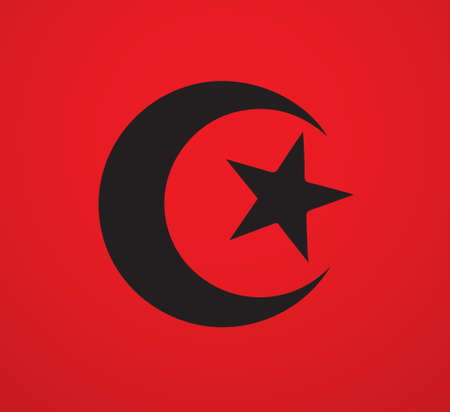 Closeup bright color ancient Asia union historic power pride civil war unity shap fabric cloth textile view text space. Asian art draw concept coat arm poster  ensign badge insignia pattern designのイラスト素材